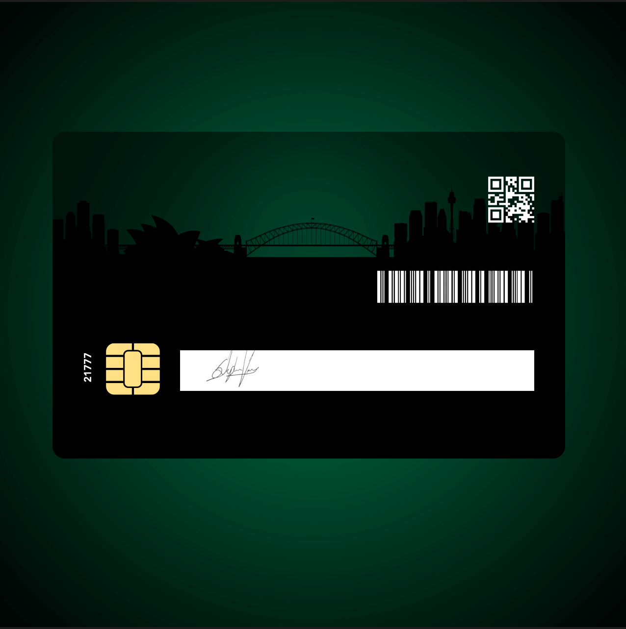 Back of ID