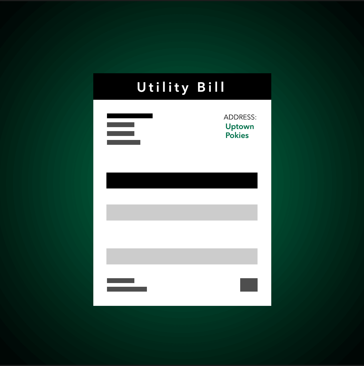 Utility bill