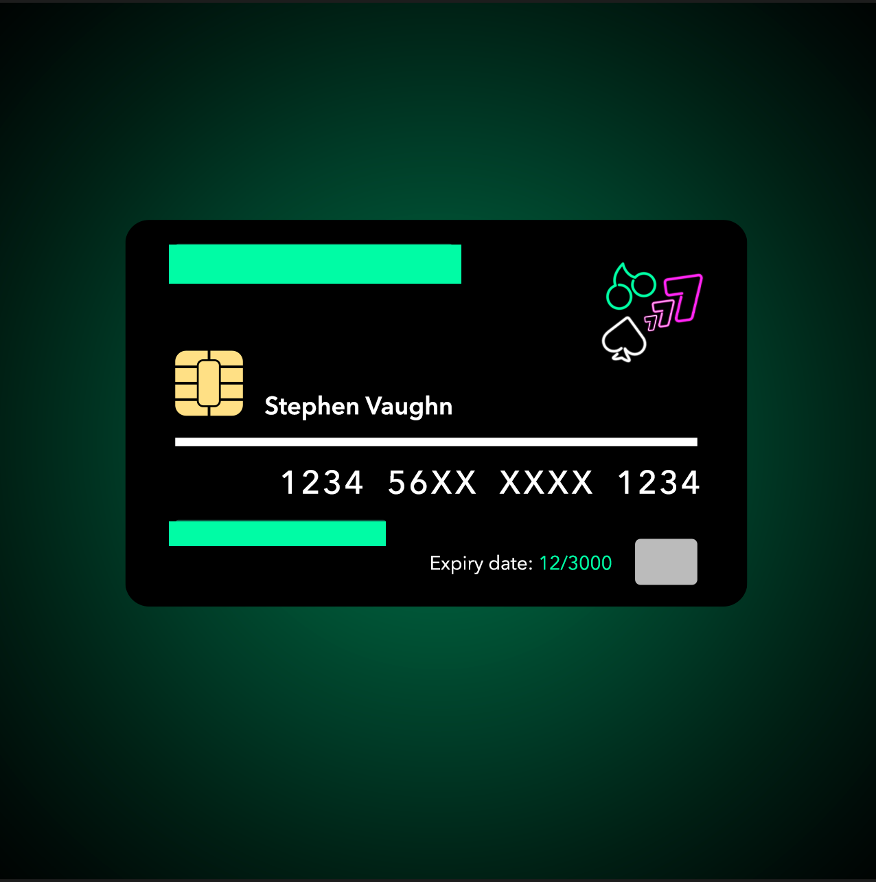 Picture of credit card front